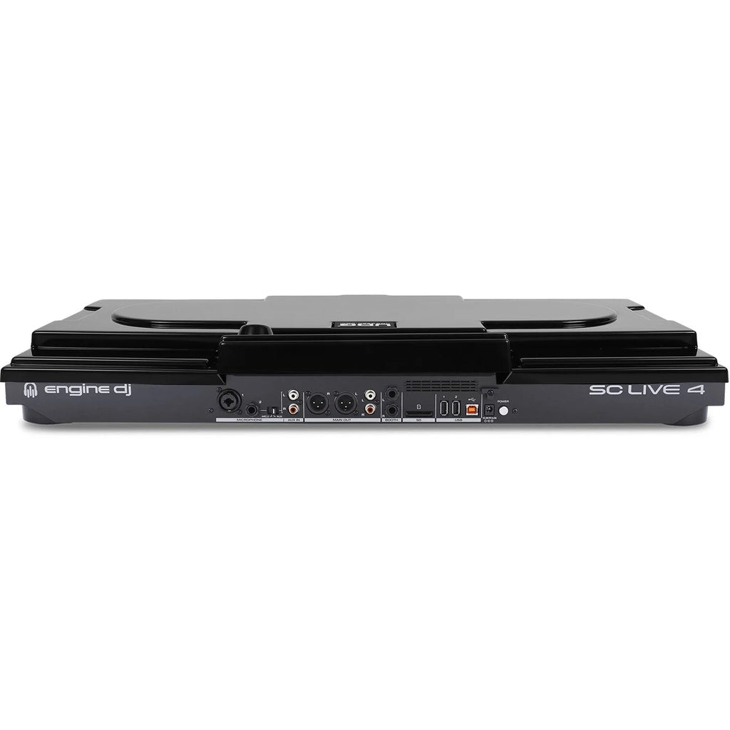 UDG Ultimate Denon DJ SC Live 4 equipment cover in black, designed to protect DJ gear during transport and storage.