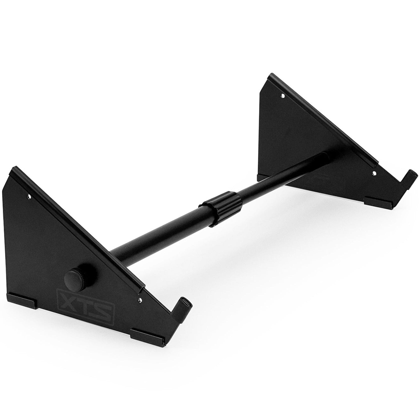 Analog Cases XTS large desktop stand and tray bundle for keyboard setups, featuring a sturdy metal construction and adjustable height.