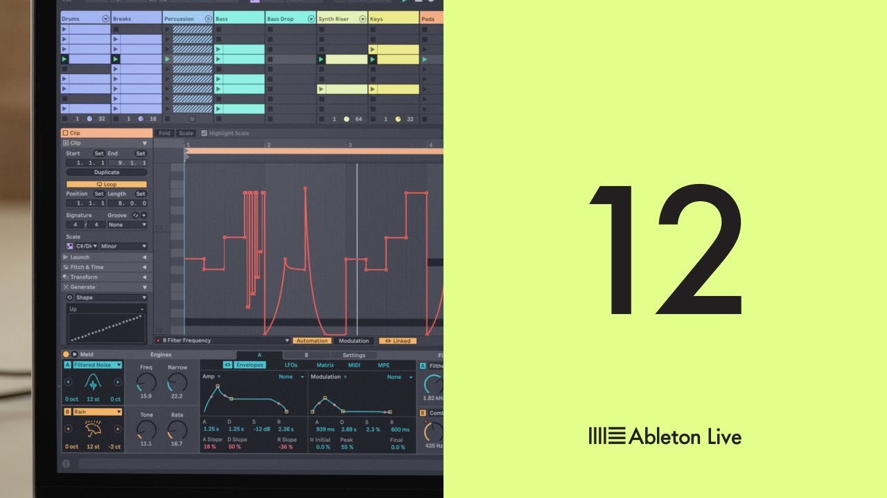 Ableton Live 12 Standard music production software
