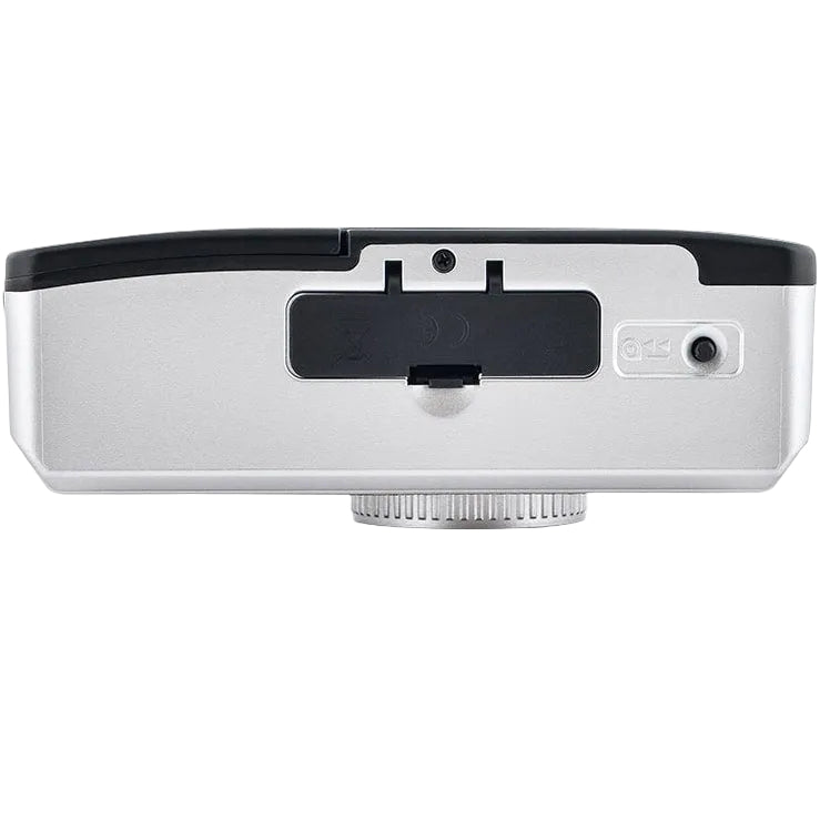 AgfaPhoto reusable compact analogue camera for instant photos, with a sleek design and easy-to-use features.