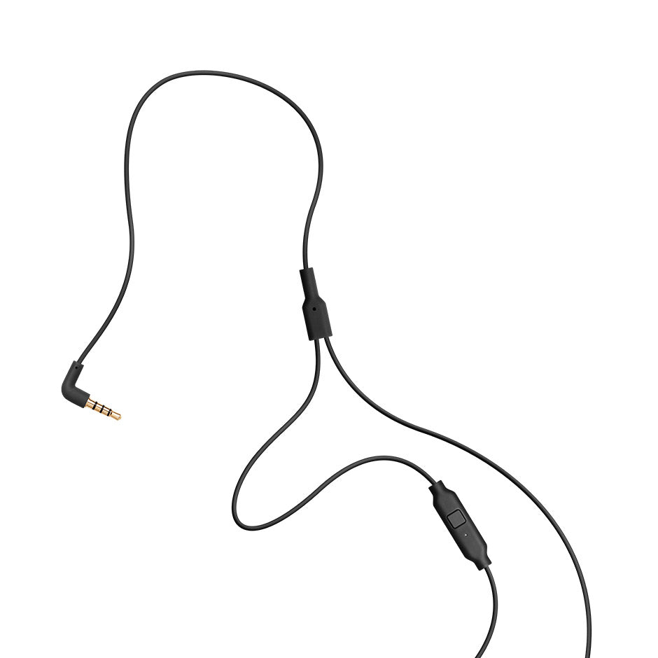 AIAIAI Tracks wired headphones in black, cable with inline mic and plug
