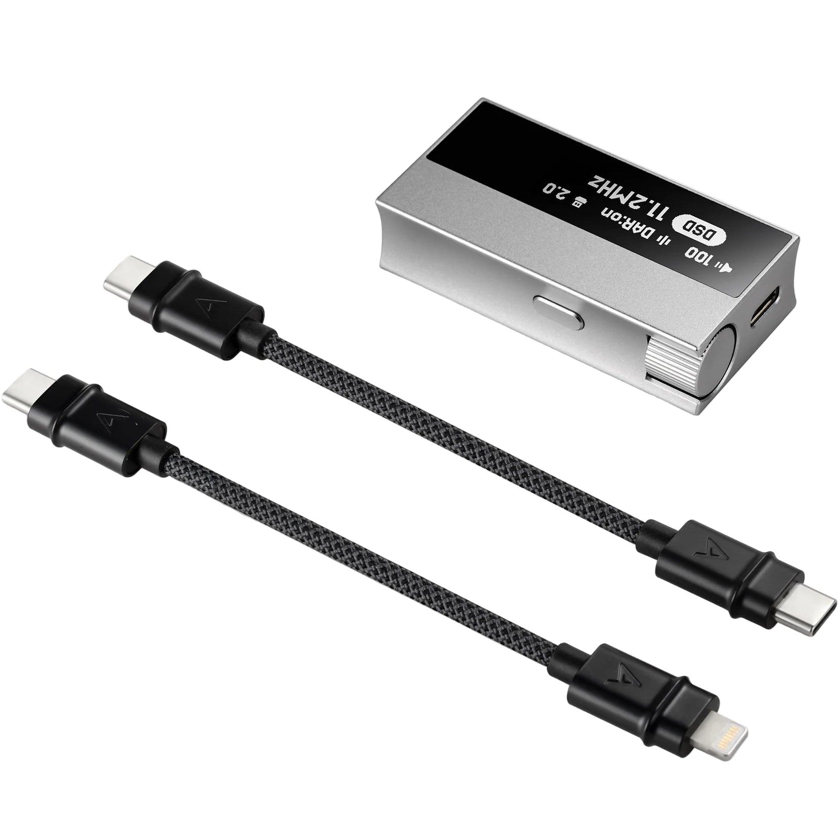 Astell&Kern AK HC5 headphone amplifier and DAC with sleek black design and compact form factor.