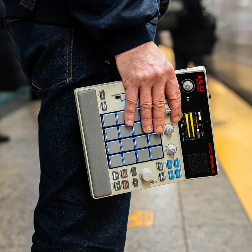 Akai Professional MPC Sample sampler, detail view.