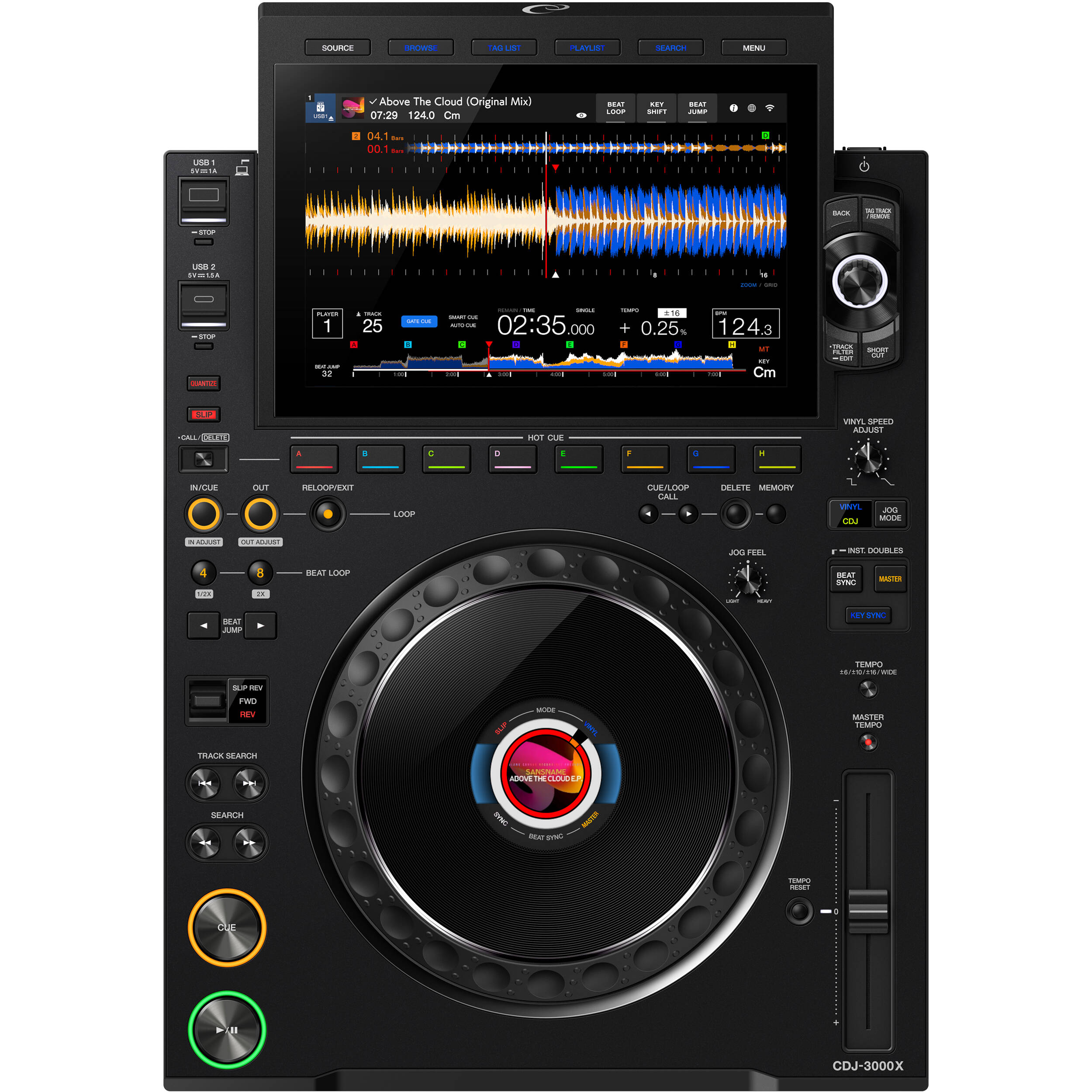 AlphaTheta CDJ-3000X DJ media player, lifestyle setting