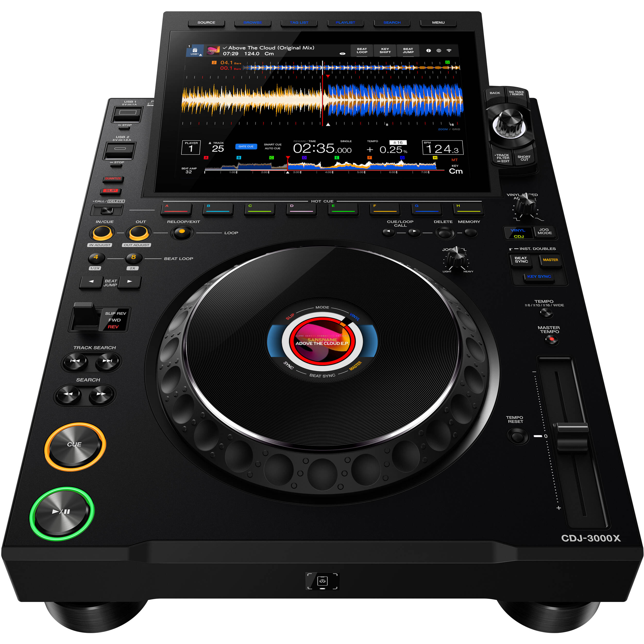 AlphaTheta CDJ-3000X DJ media player, lifestyle setting