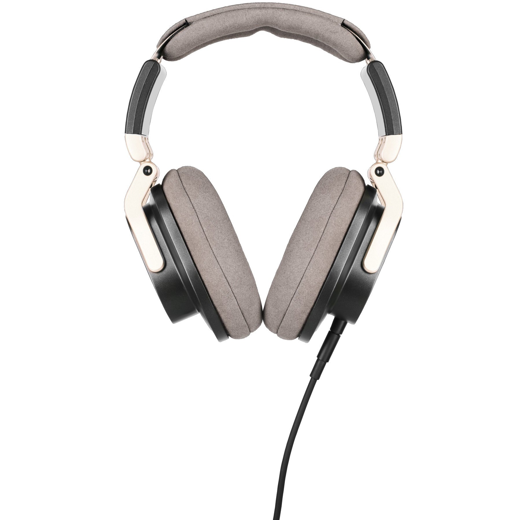 Austrian Audio The Arranger wired headphones with over-ear design, black ear cups, and adjustable headband on a plain background.
