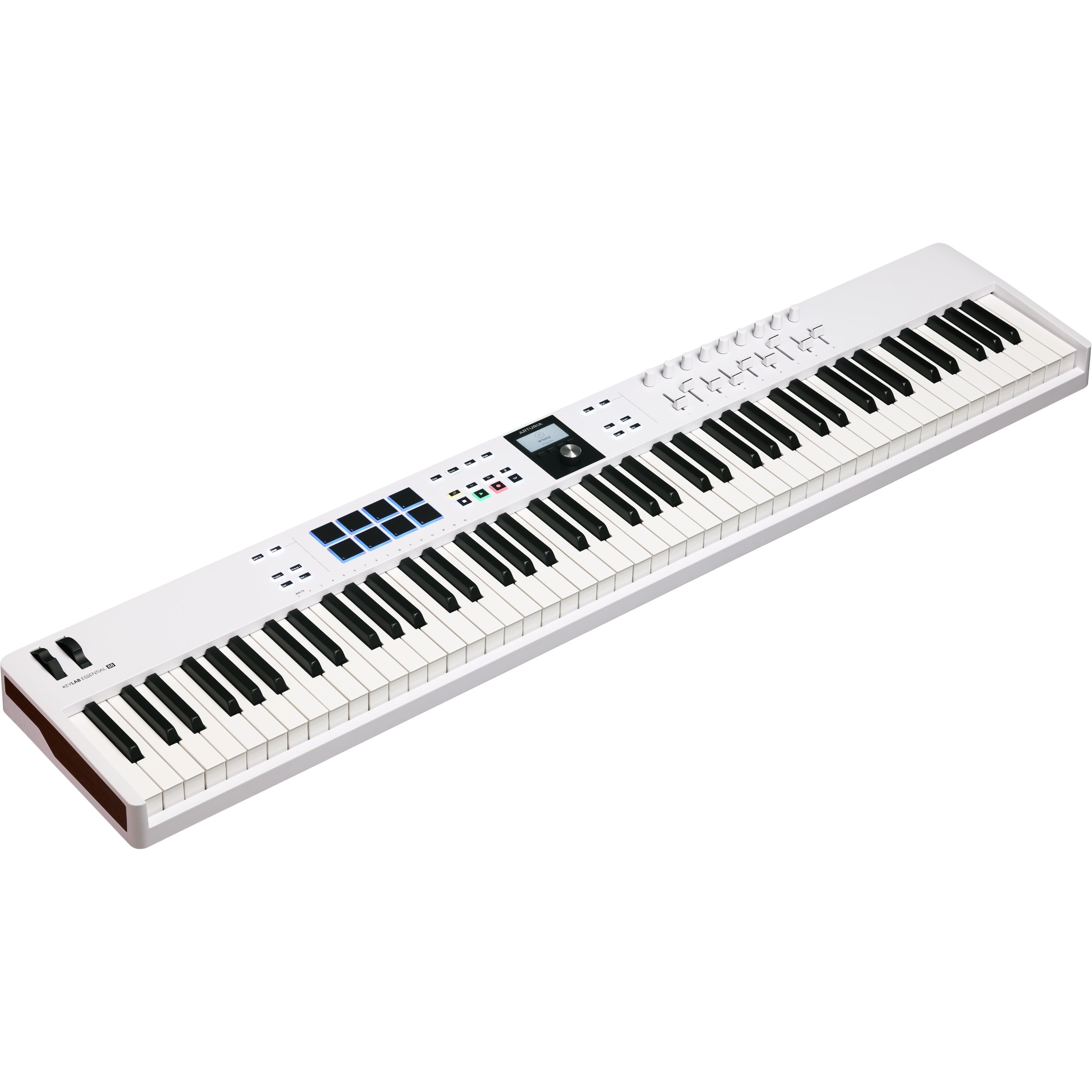Arturia KeyLab Essential 88 MK3 MIDI keyboard, front view