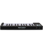 Arturia MicroLab MK3 MIDI keyboard controller, black, rear panel and connections