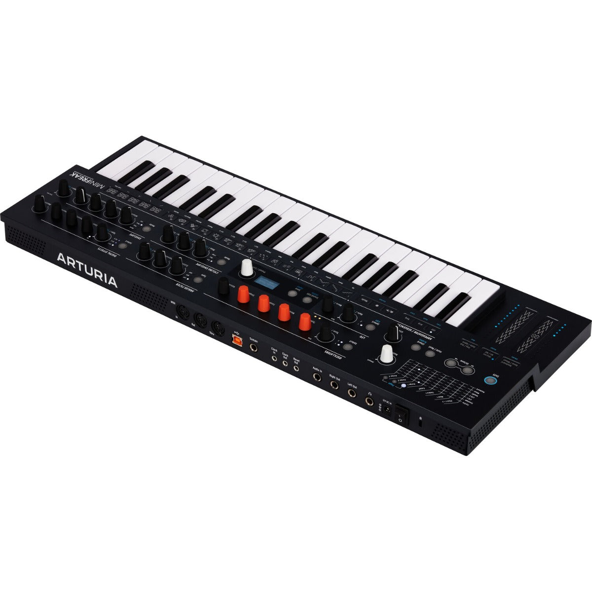 Arturia MiniFreak synthesizer, keys and controls