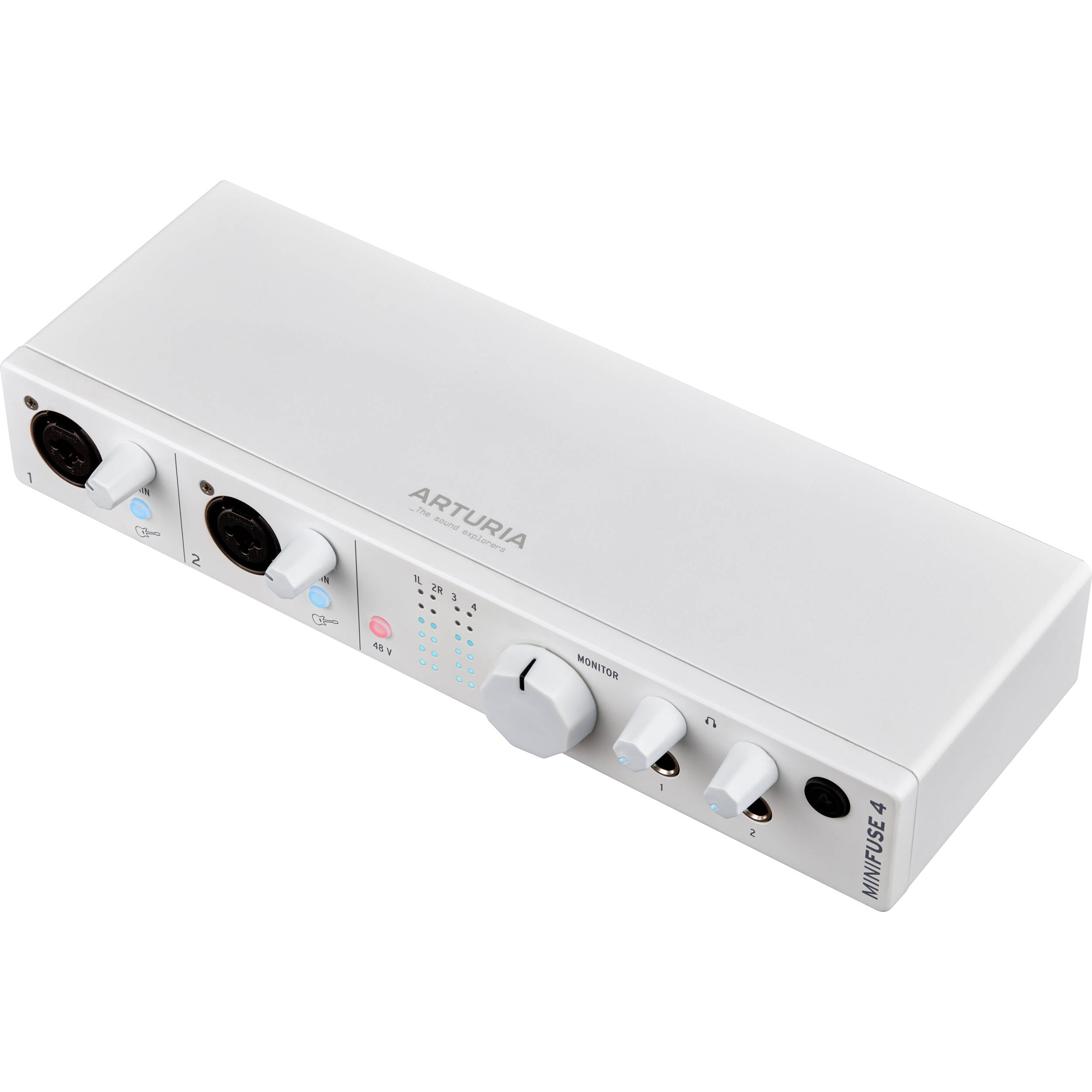 Arturia MiniFuse 4, audio interfaces, white