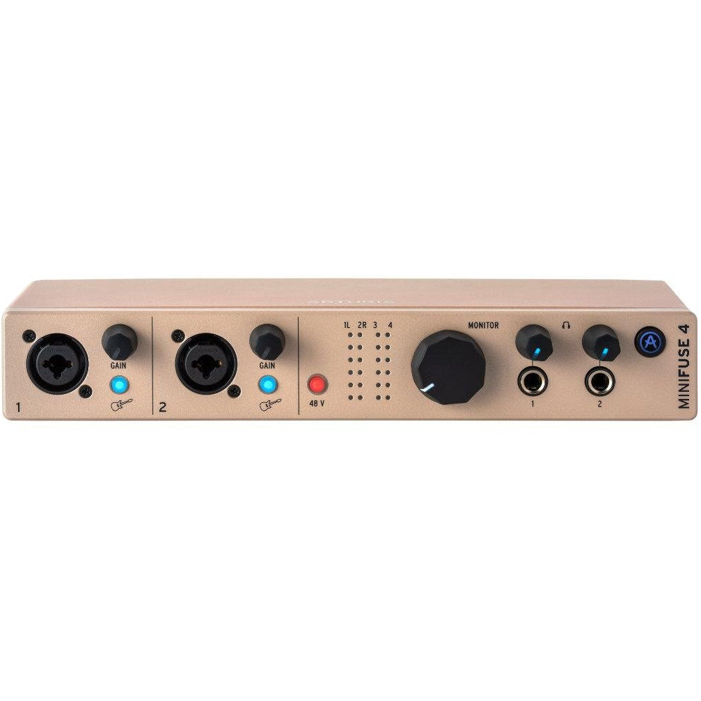 Arturia MiniFuse 4, audio interfaces, view 10, white