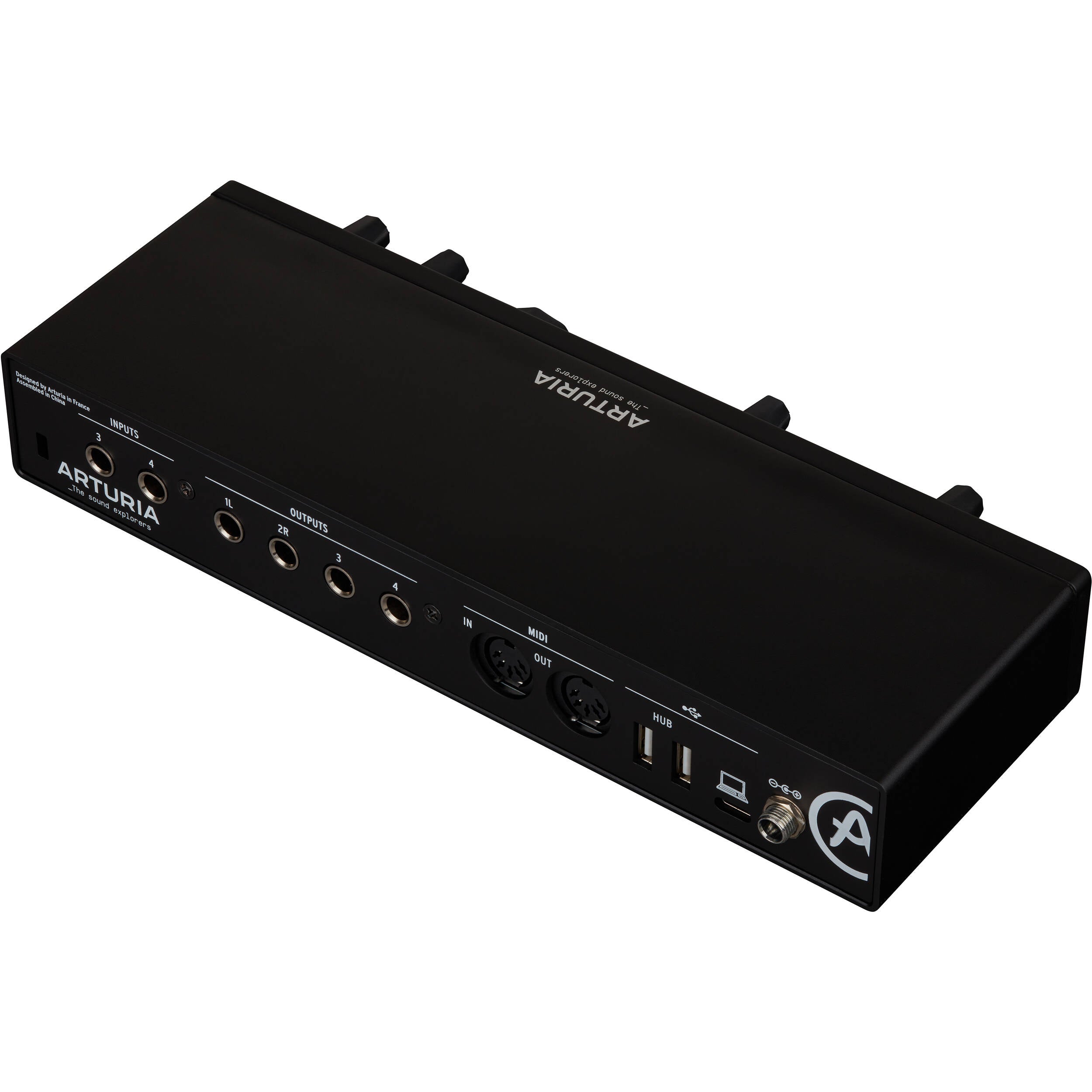 Arturia MiniFuse 4, audio interfaces, view 7, white