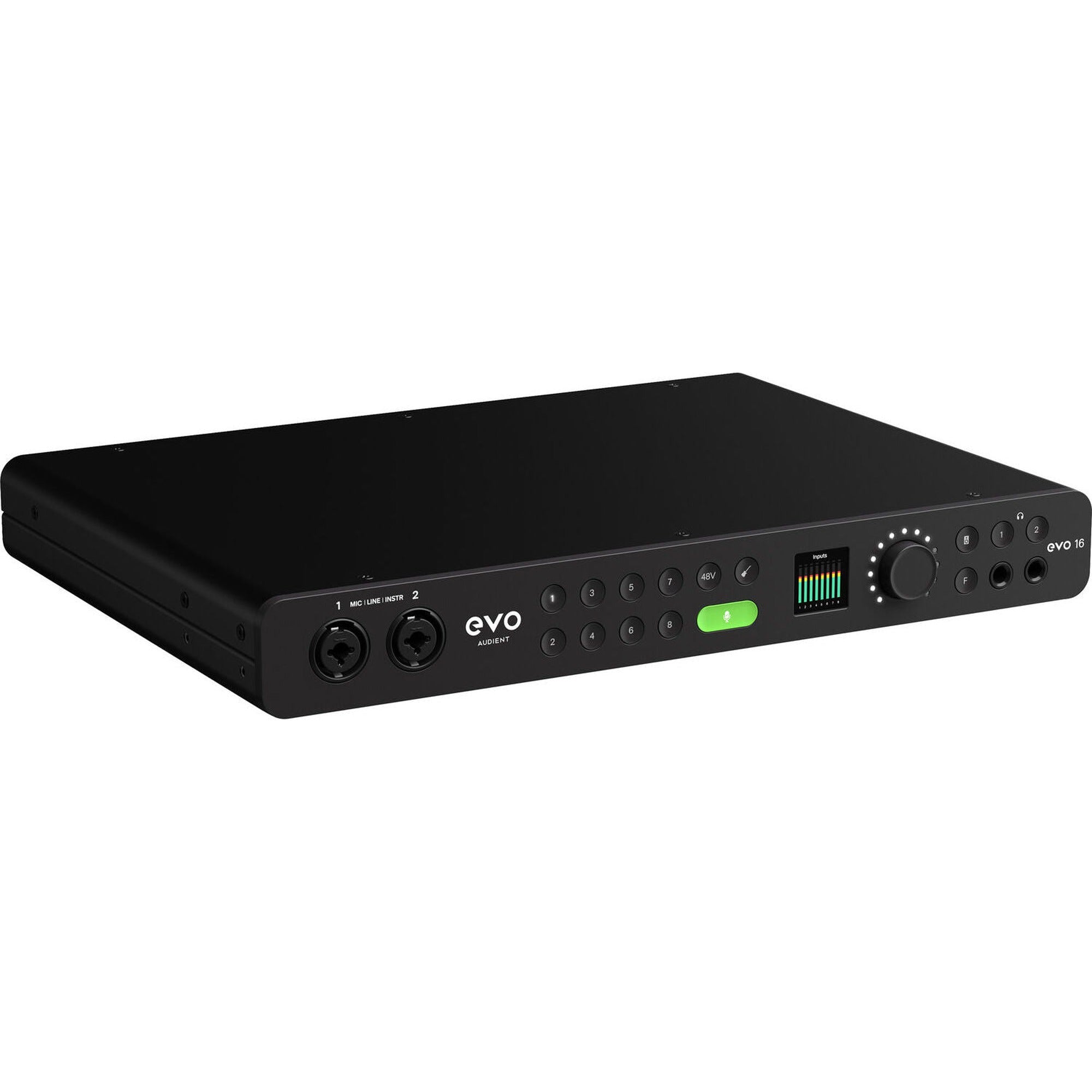 Audient EVO 16, audio interfaces, front view