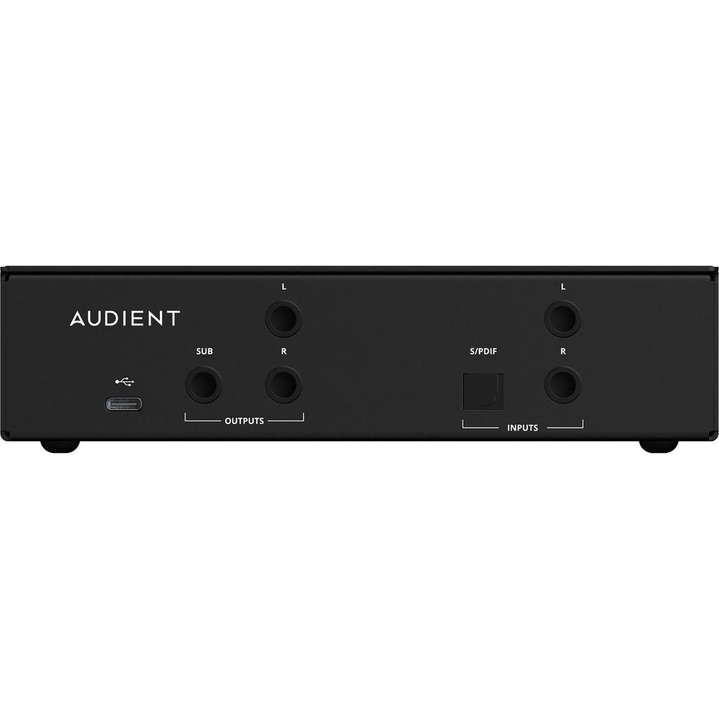 Audient ORIA Mini room calibration system, detail view.