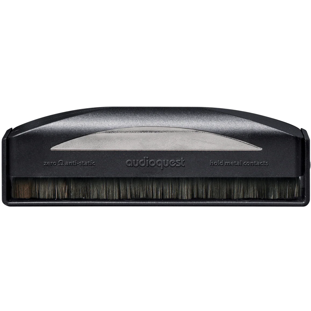 AudioQuest Silver Anti-Static Brush, detail view.