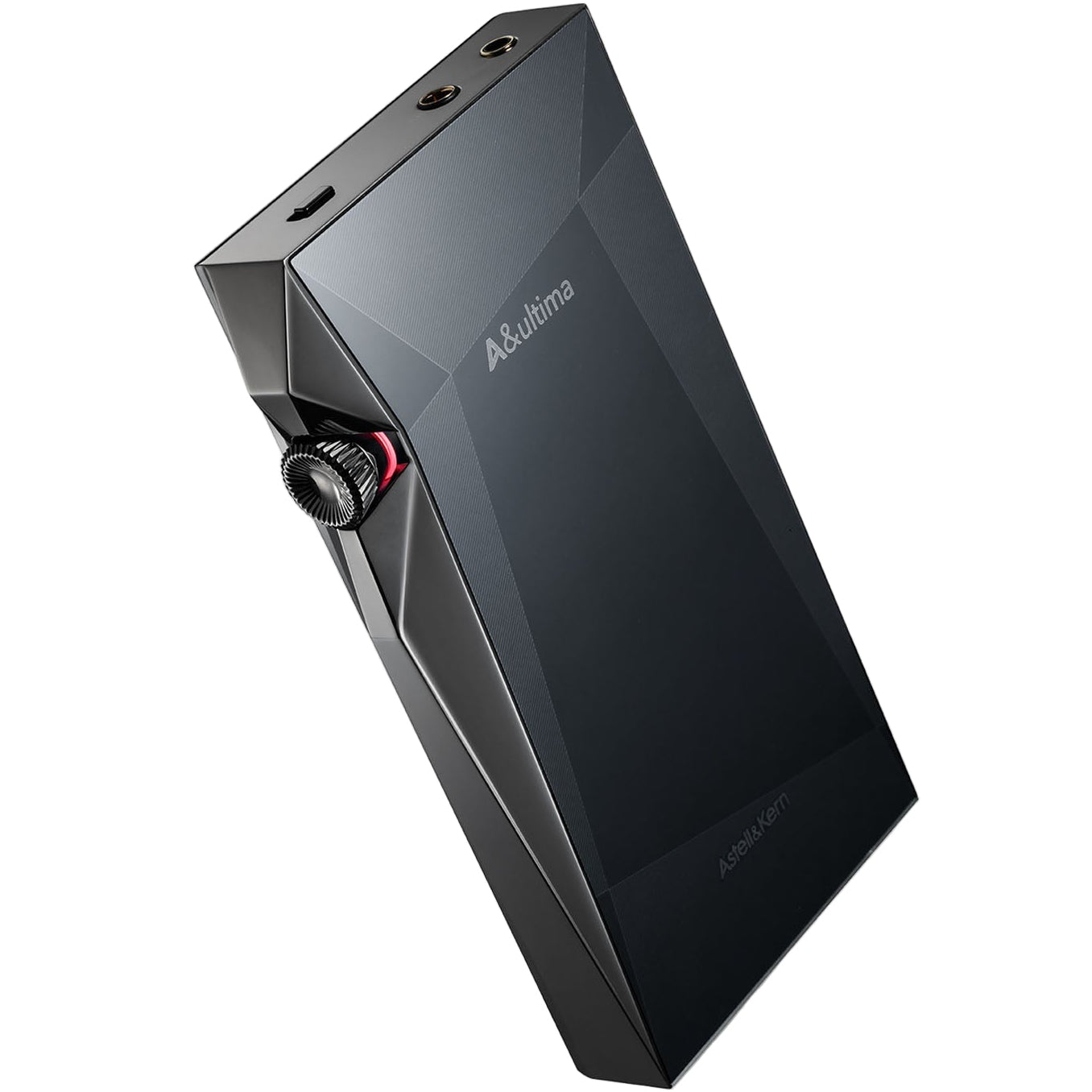 Astell&Kern A&ultima SP4000 portable music player with a sleek black design and touchscreen display.