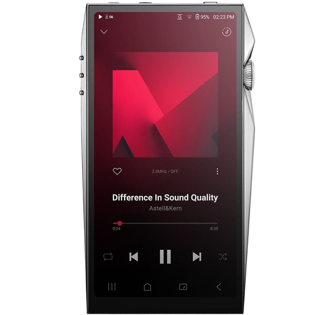 Astell&Kern A&ultima SP4000 portable music player with sleek black design and high-resolution display.