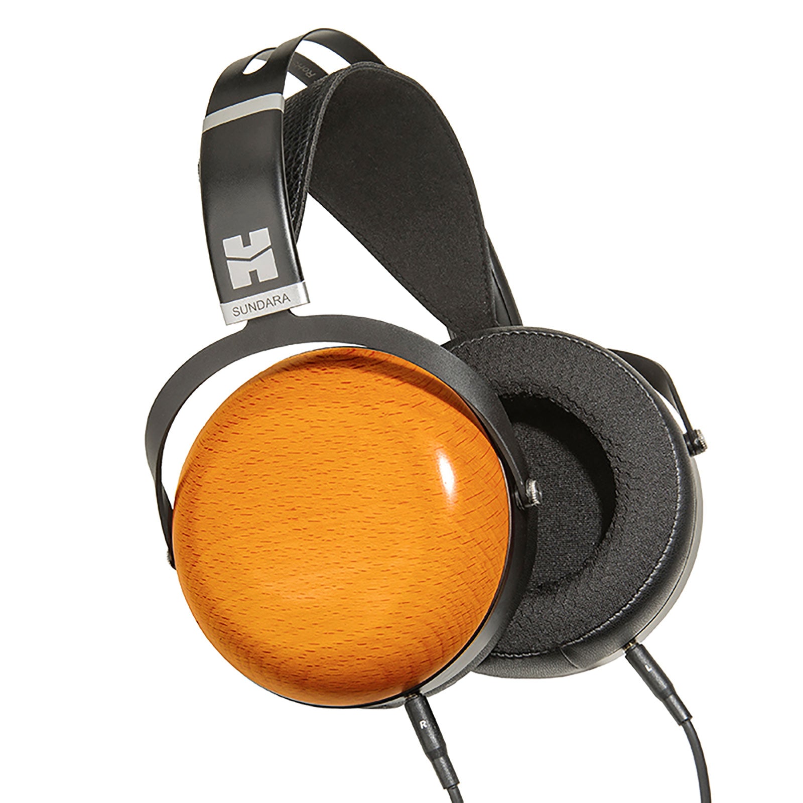 HiFiMAN Sundara closed-back wired headphones with large ear cups and padded headband, designed for high-fidelity audio.
