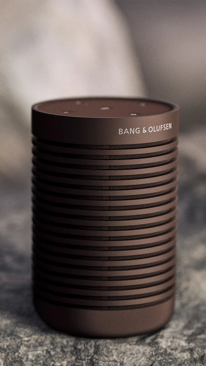 Bang & Olufsen Beosound Explore portable Bluetooth speaker, chestnut