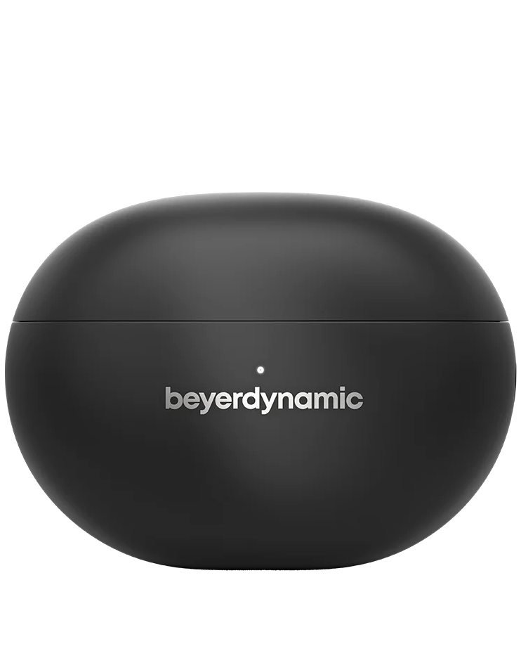 Beyerdynamic Amiron 100 wireless in-ear headphones, black case view