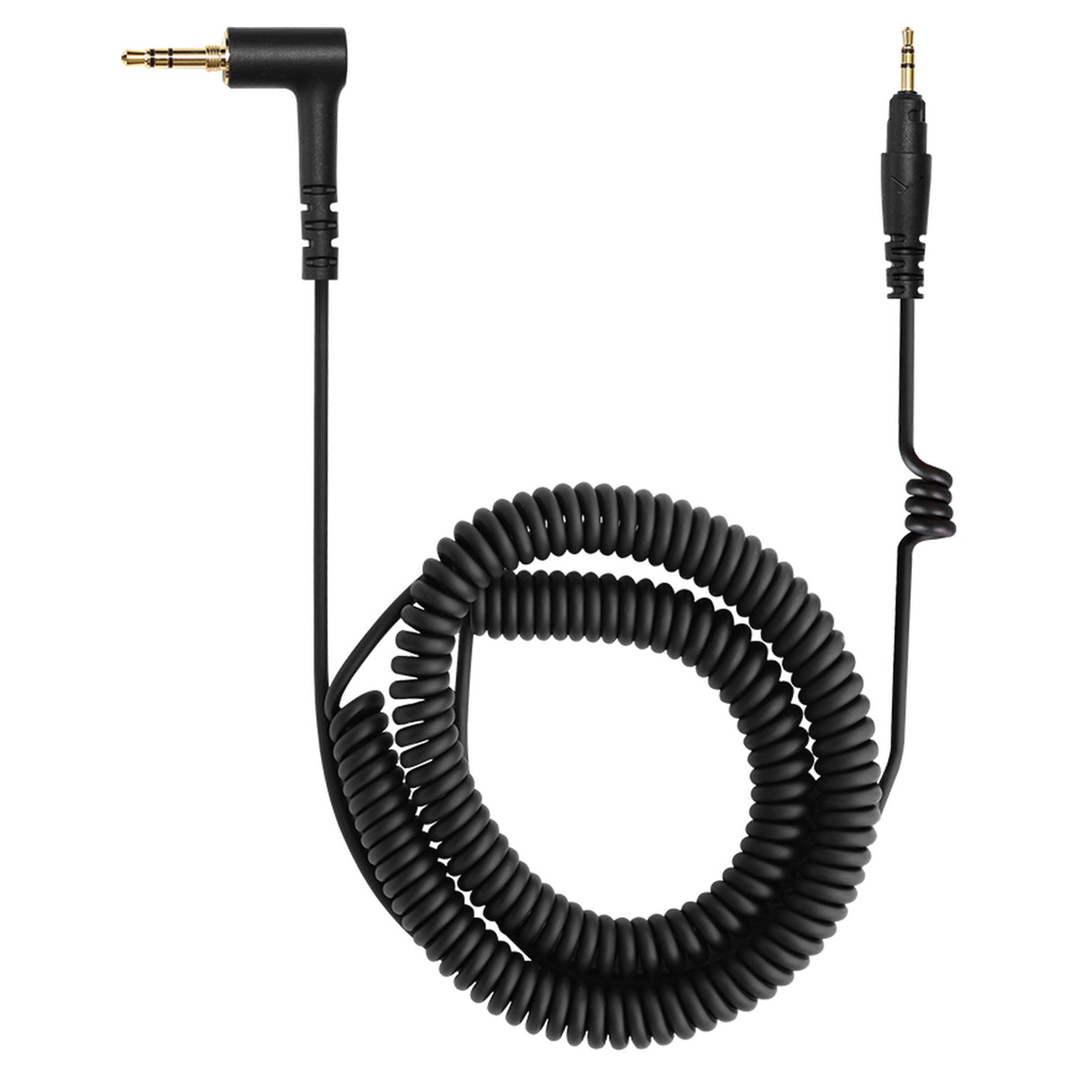Beyerdynamic DJ 300 Pro X coiled connecting cable 1.5 m, black, with angled 3.5 mm plug and bayonet-lock headphone connector