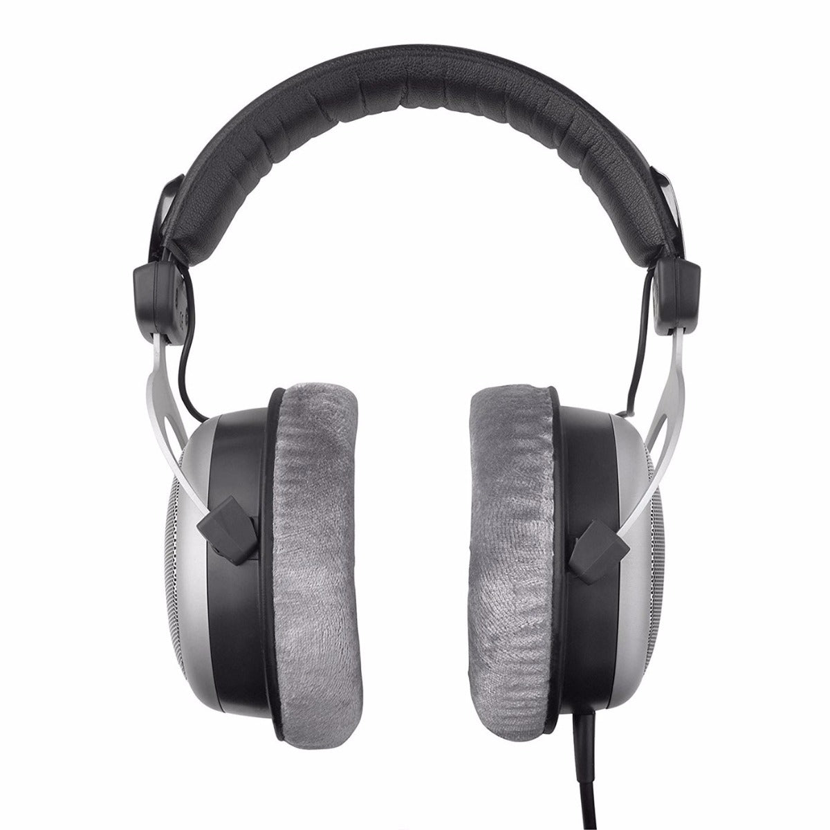 Beyerdynamic DT 880 Pro studio headphones with open-back design and 250 ohm impedance, featuring black ear cups and headband