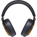 Bowers & Wilkins PX8 S2 (McLaren Edition) wireless headphones, detail view.