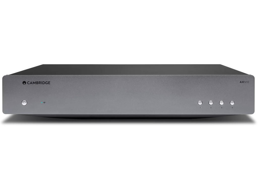 Cambridge Audio AXN10 network music streamer, black, front view