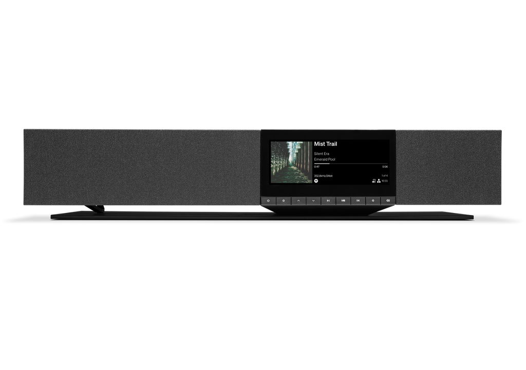 Cambridge Audio Evo One wireless speaker, matte black, front view