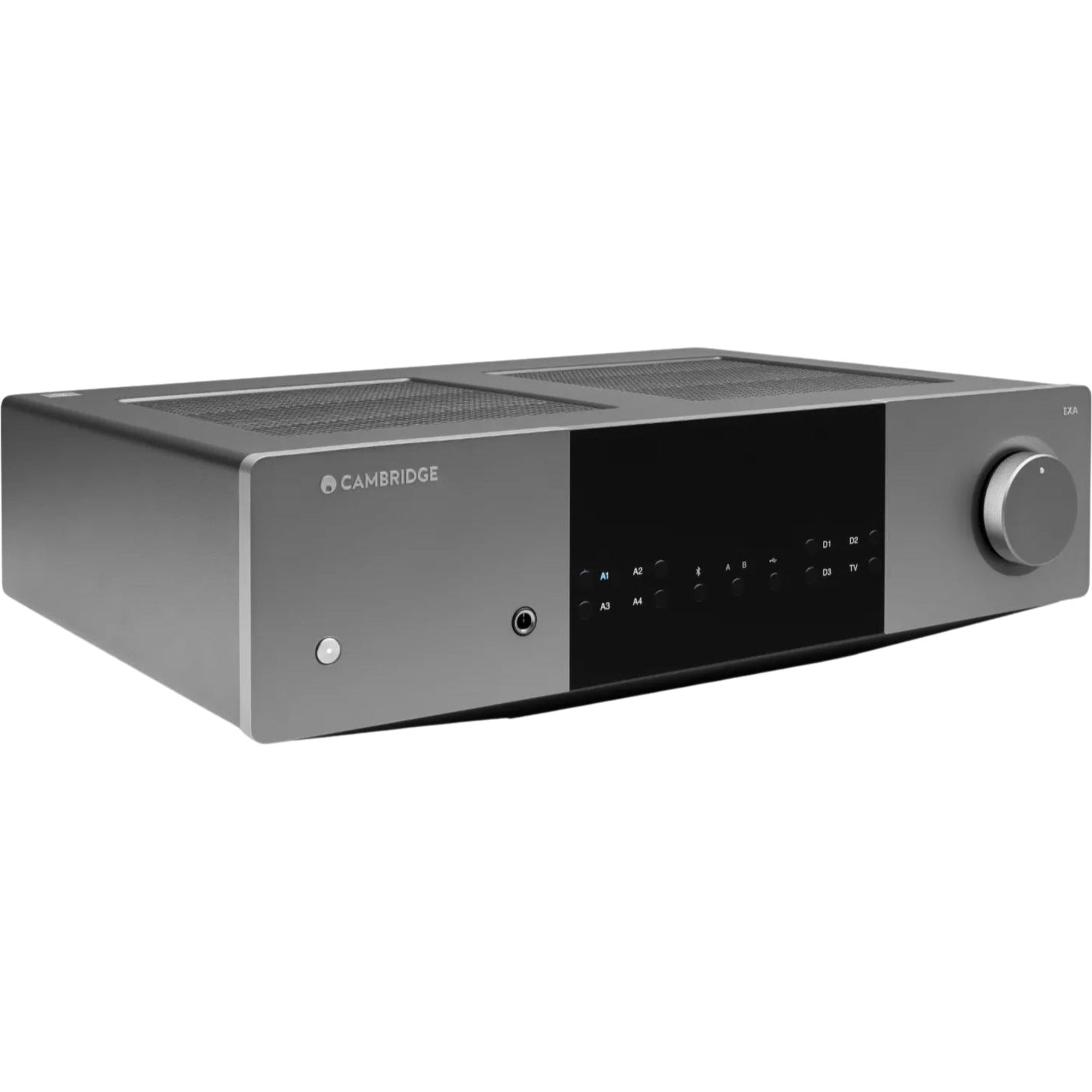 Cambridge Audio EXA100 integrated stereo amplifier, front view