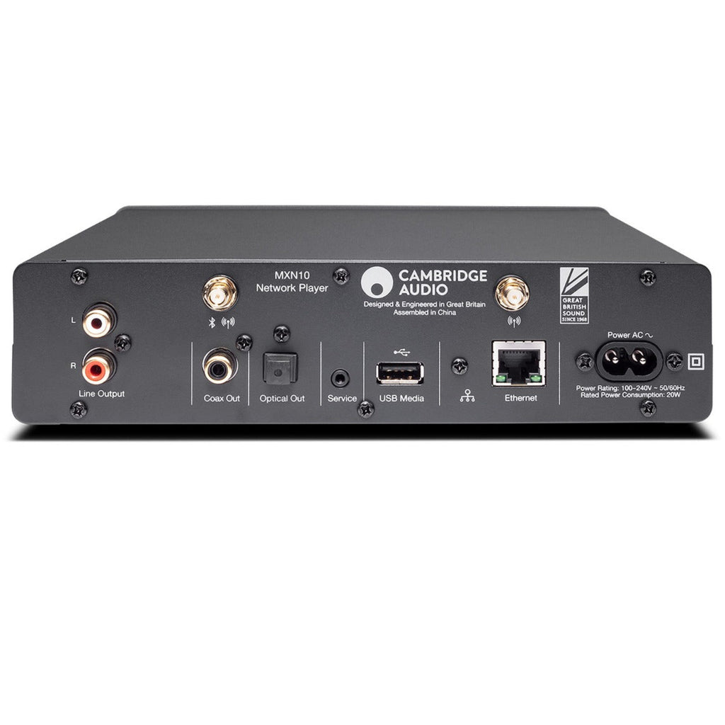 Cambridge Audio MXN10 network music streamer, front view