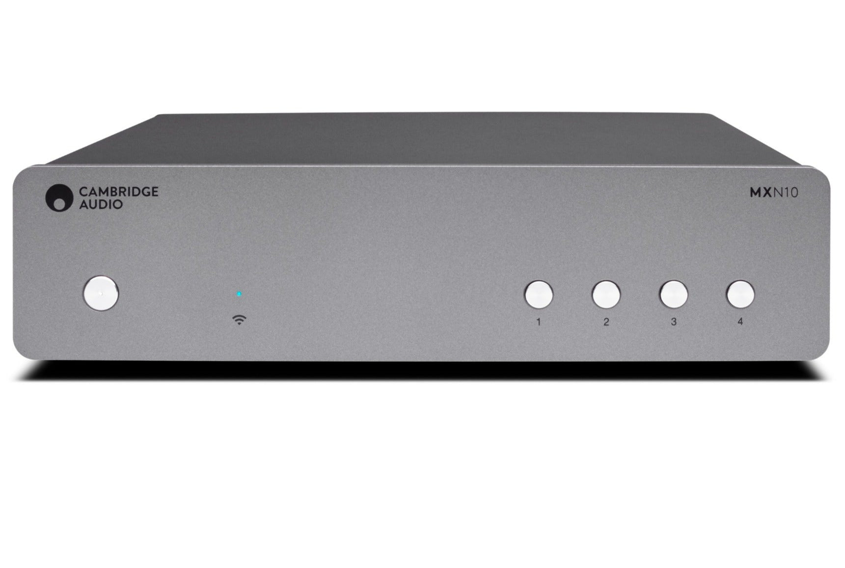 Cambridge Audio MXN10 network music streamer, black, front view