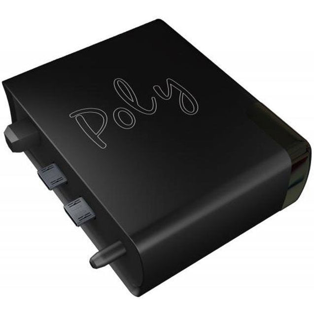 Chord Electronics Poly network music streamer, black, front view