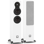 DALI Sonik 5 passive floorstanding speakers shown with sleek black cabinets and modern design for high-quality audio.