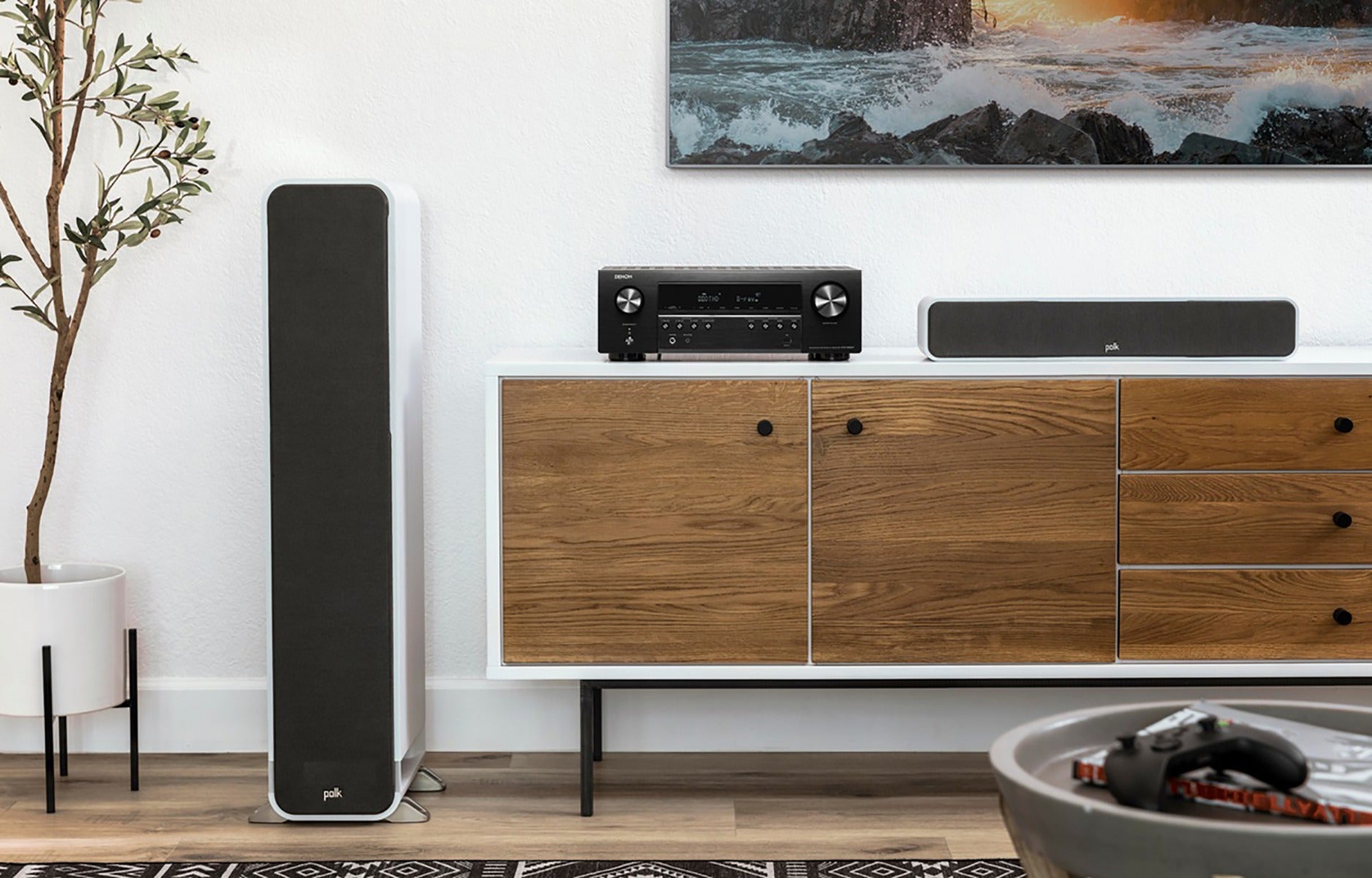 Denon AVC-S660H stereo amplifiers, front