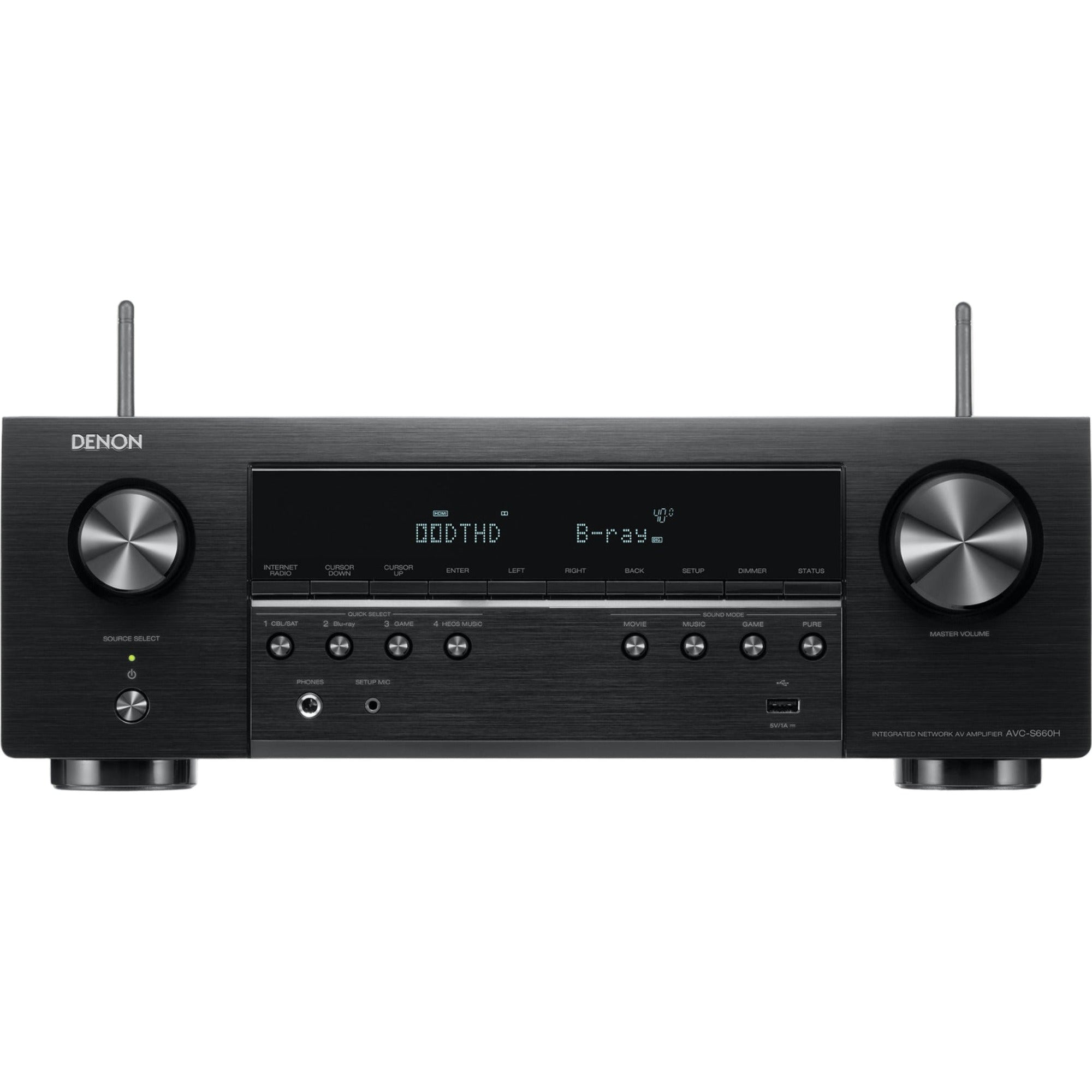 Denon AVC-S660H stereo amplifiers, front