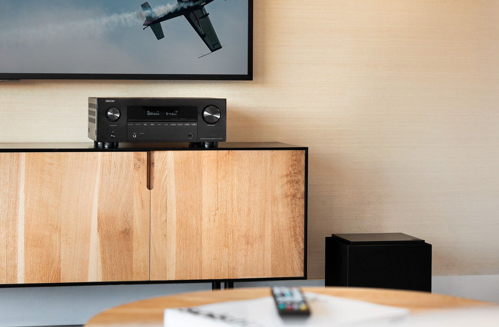 Denon AVC-X3800H stereo amplifiers, back