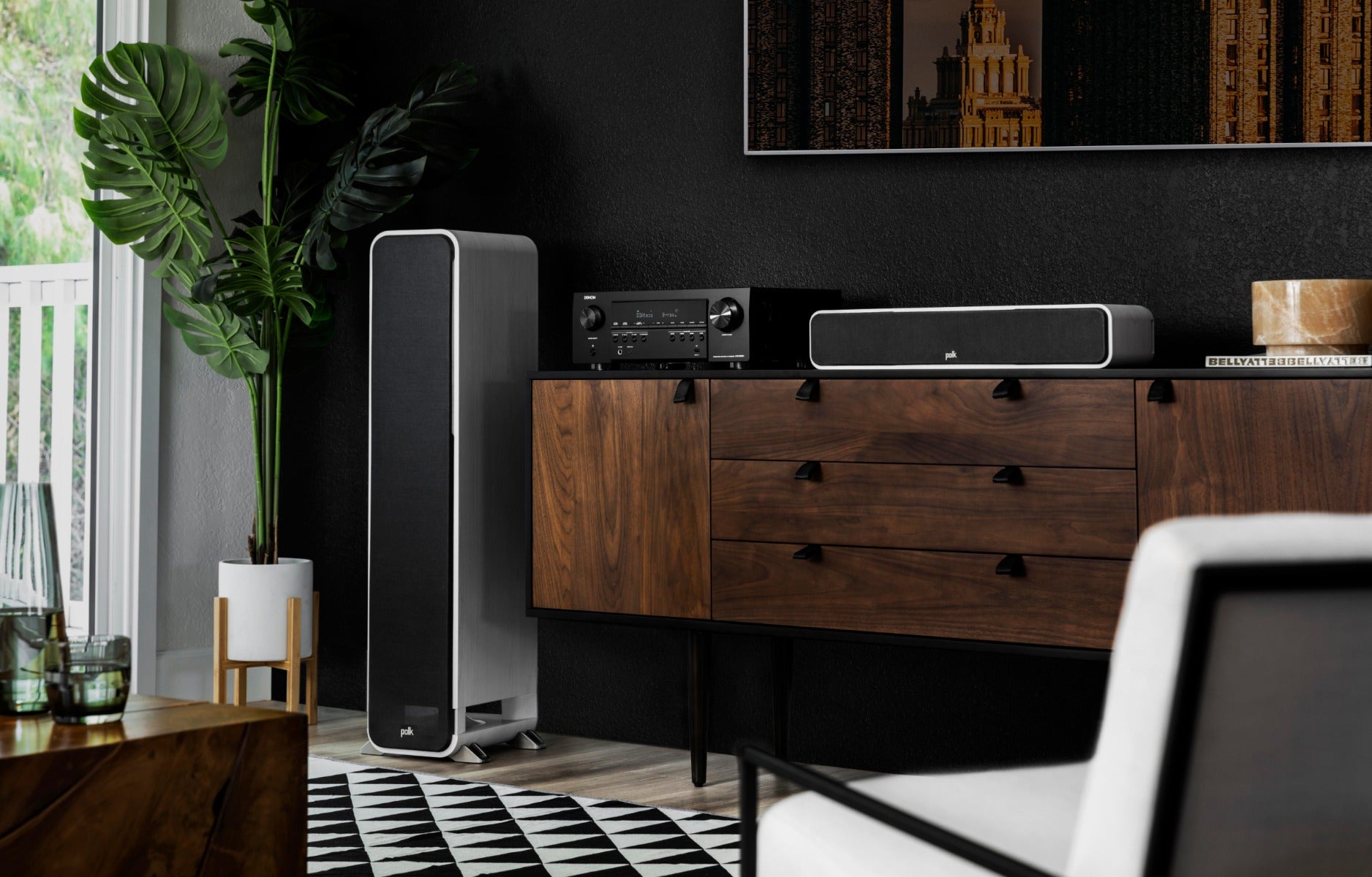 Denon AVR-S760H stereo amplifiers, front