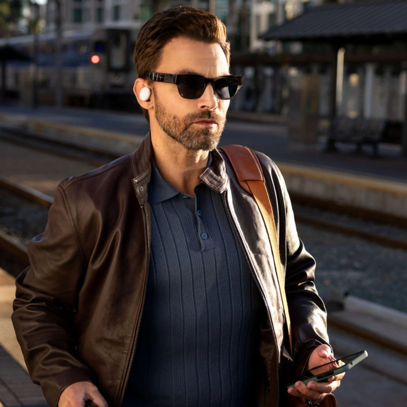 Denon PerL PRO wireless in-ear headphones, lifestyle