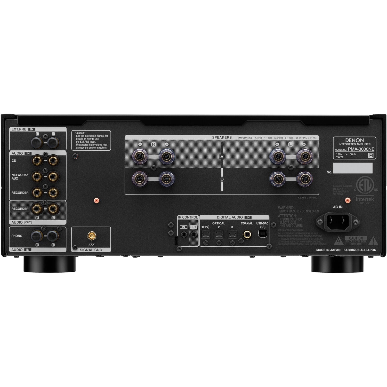Denon PMA-3000NE stereo amplifiers, front