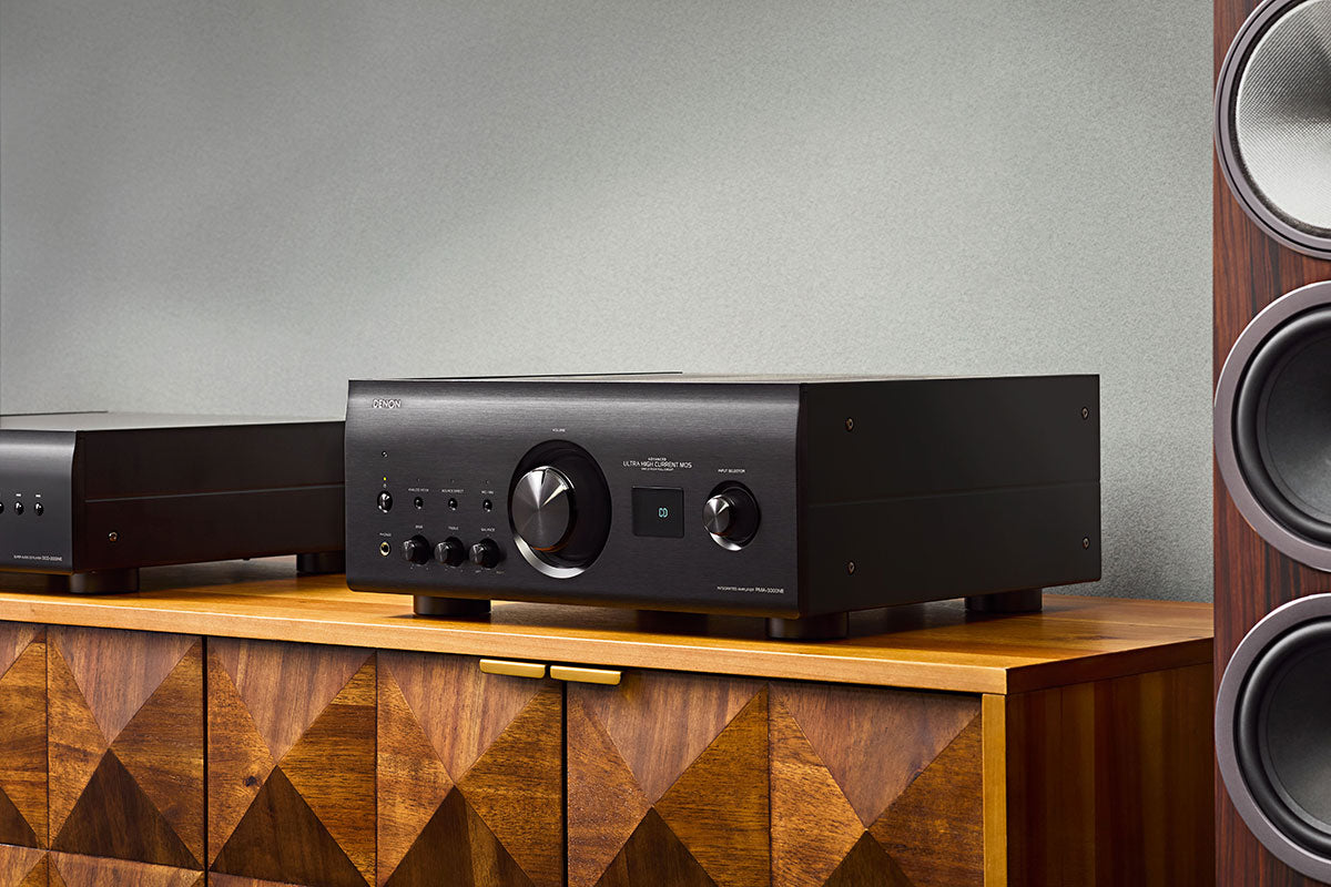 Denon PMA-3000NE stereo amplifiers, front