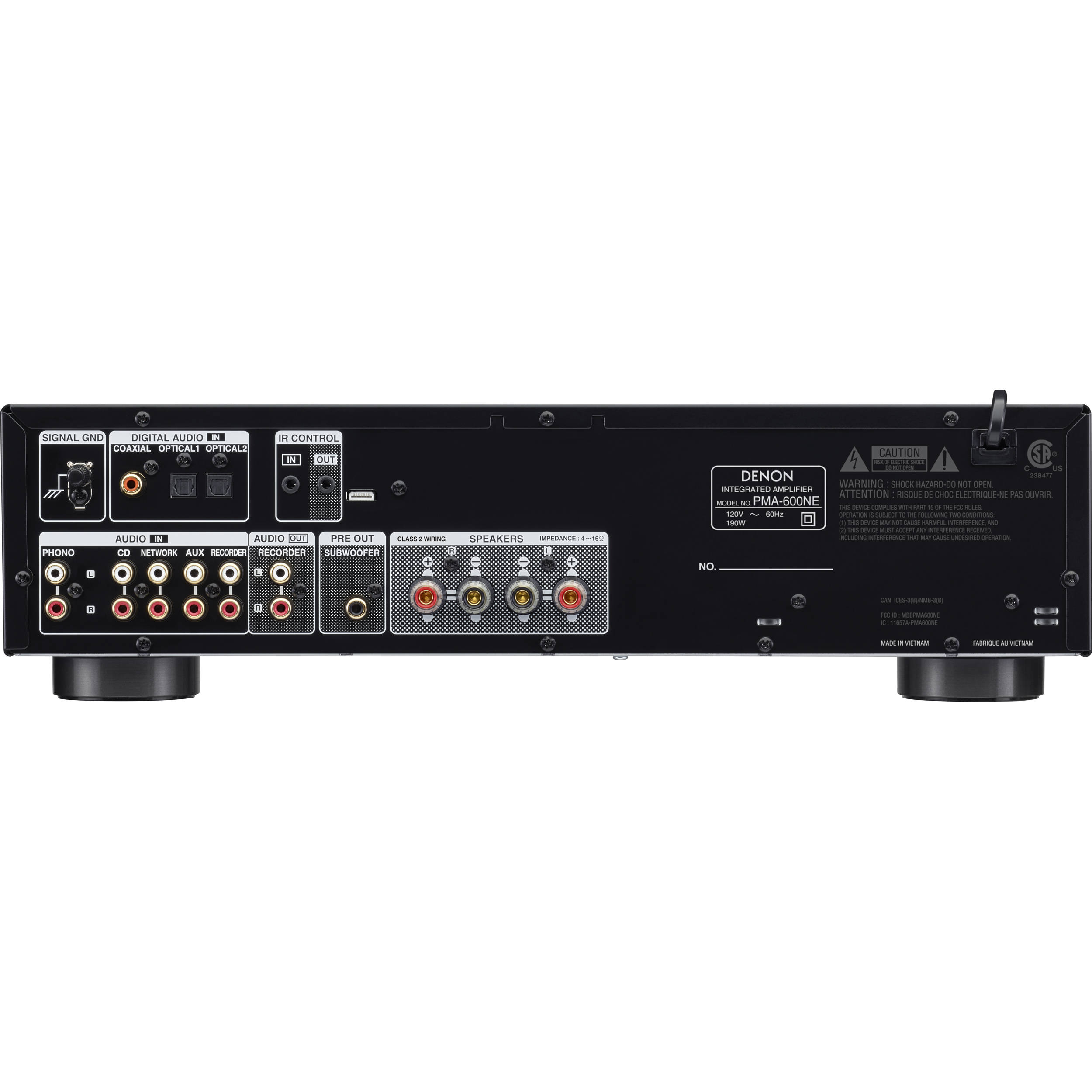 Denon PMA-600NE stereo amplifiers, alternate view
