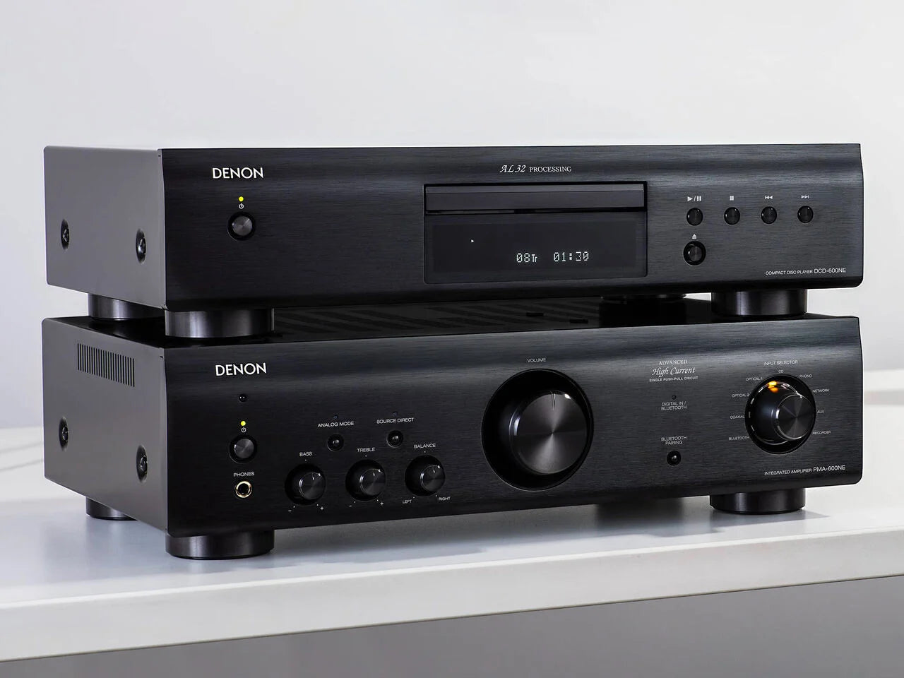 Denon PMA-600NE stereo amplifiers, front