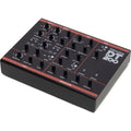 Dtronics DT-200 V3 synthesizer with knobs, buttons, and display, showcasing its compact, professional electronic music instrument.