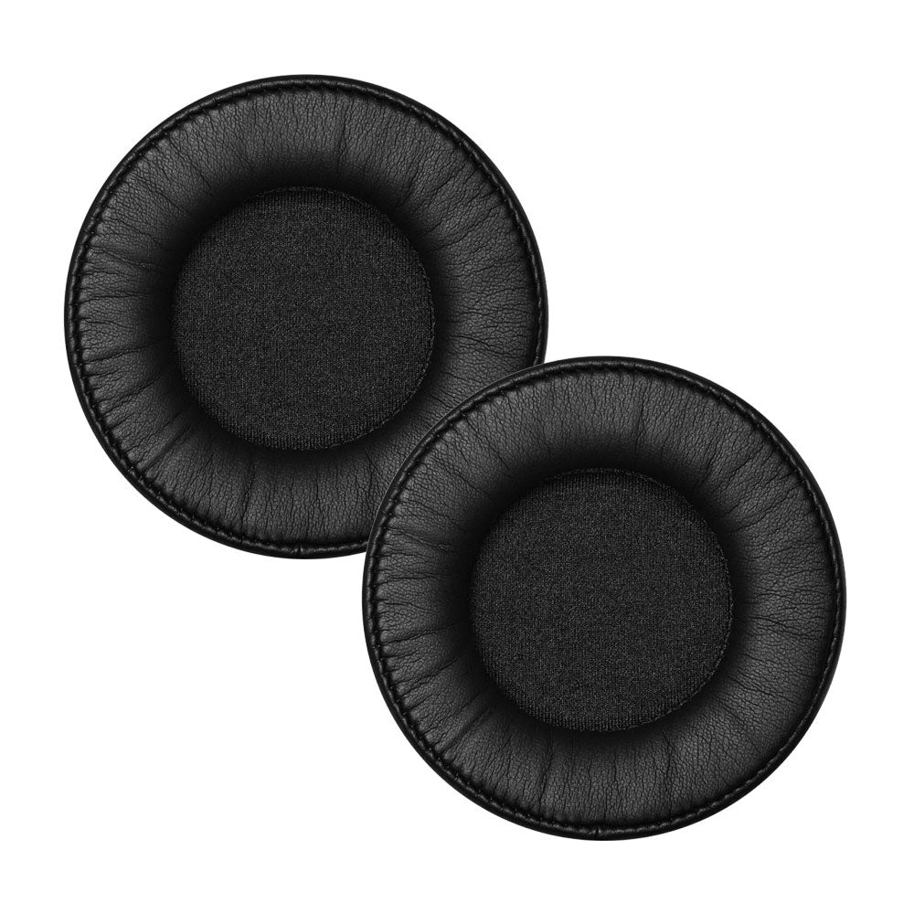 AIAIAI TMA-2 leather headphone ear pads (E04) showing soft leather material and cushioned design for comfortable fit.