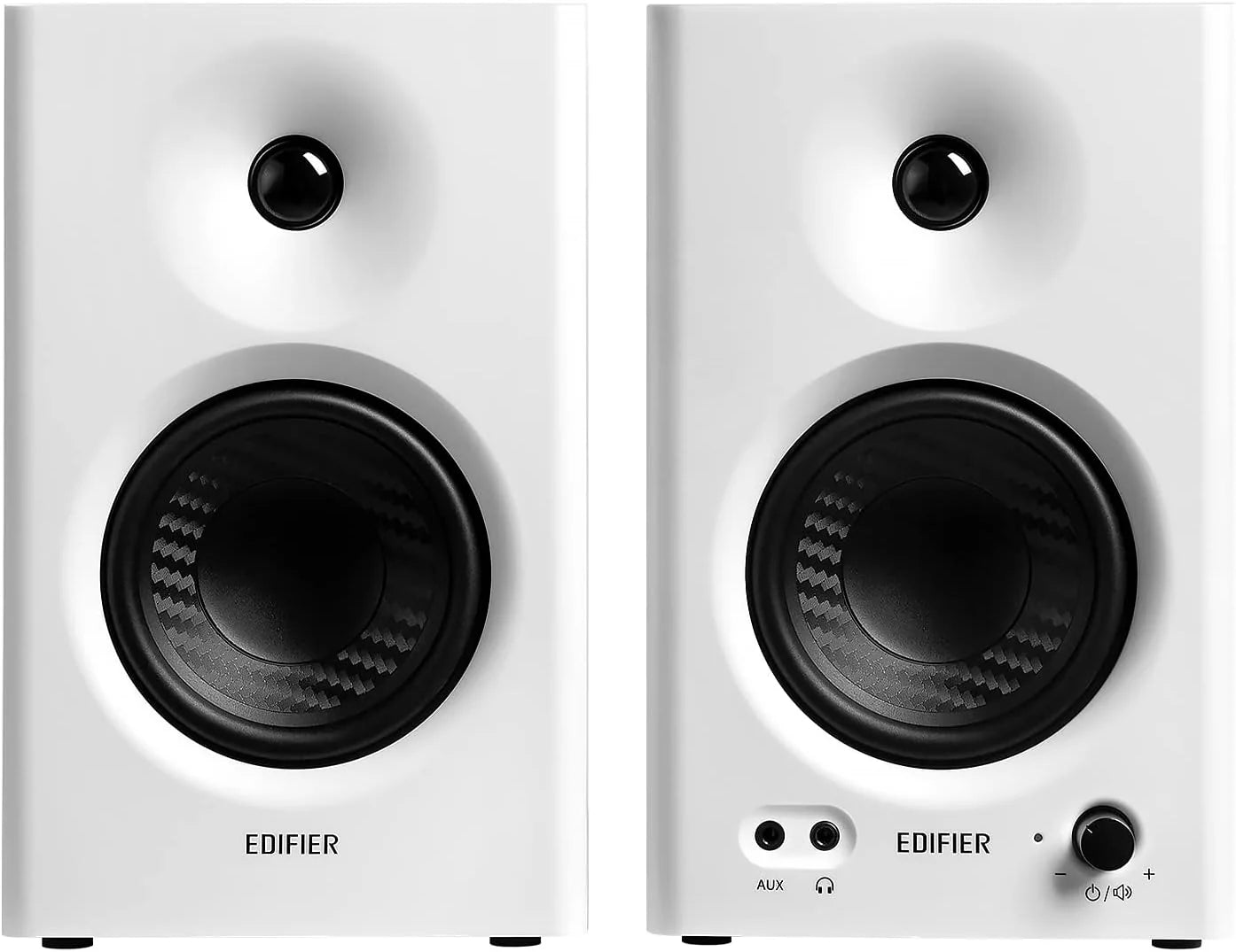 Edifier MR4 desktop speakers, desktop setup.