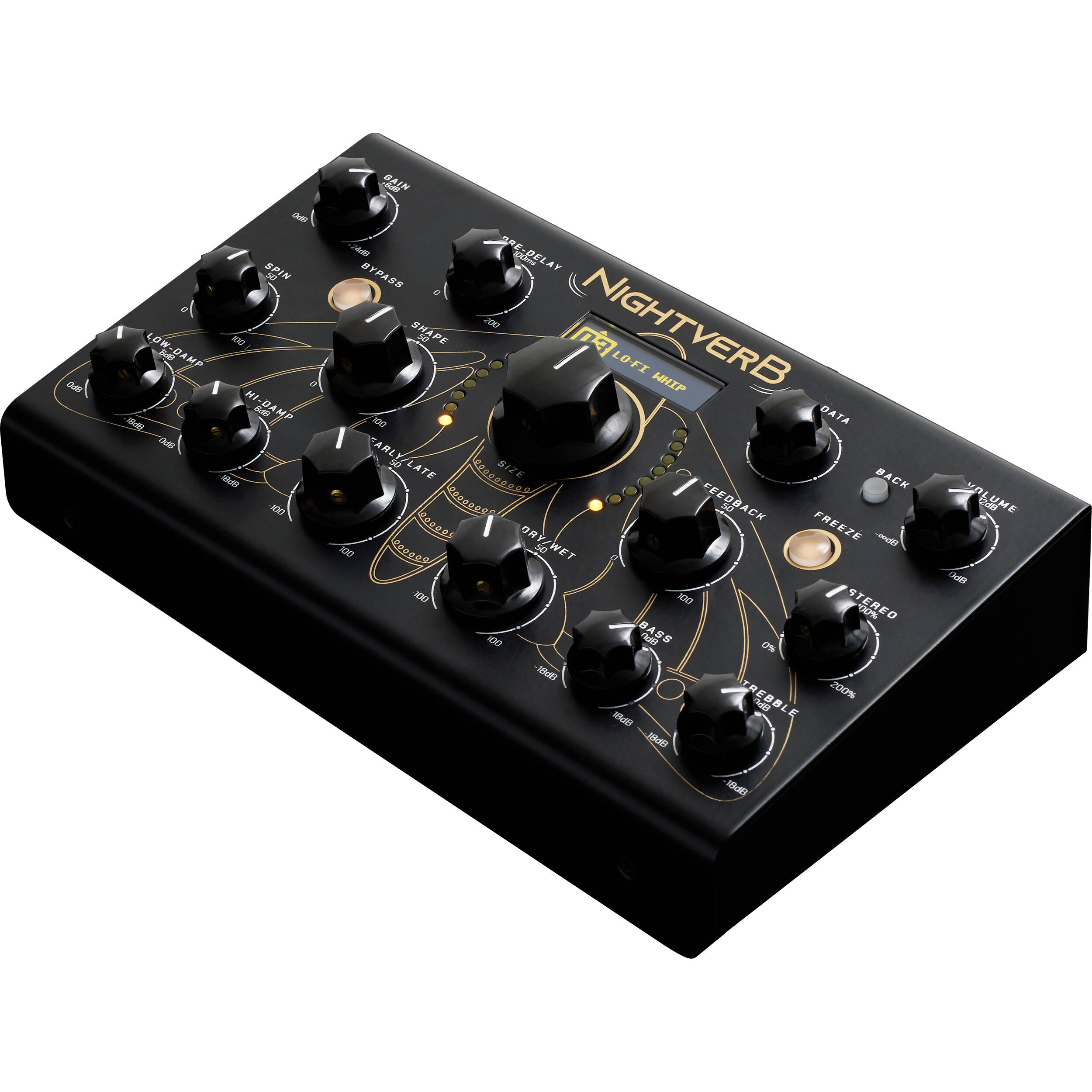 Erica Synths Nightverb Eurorack effects module, gray.