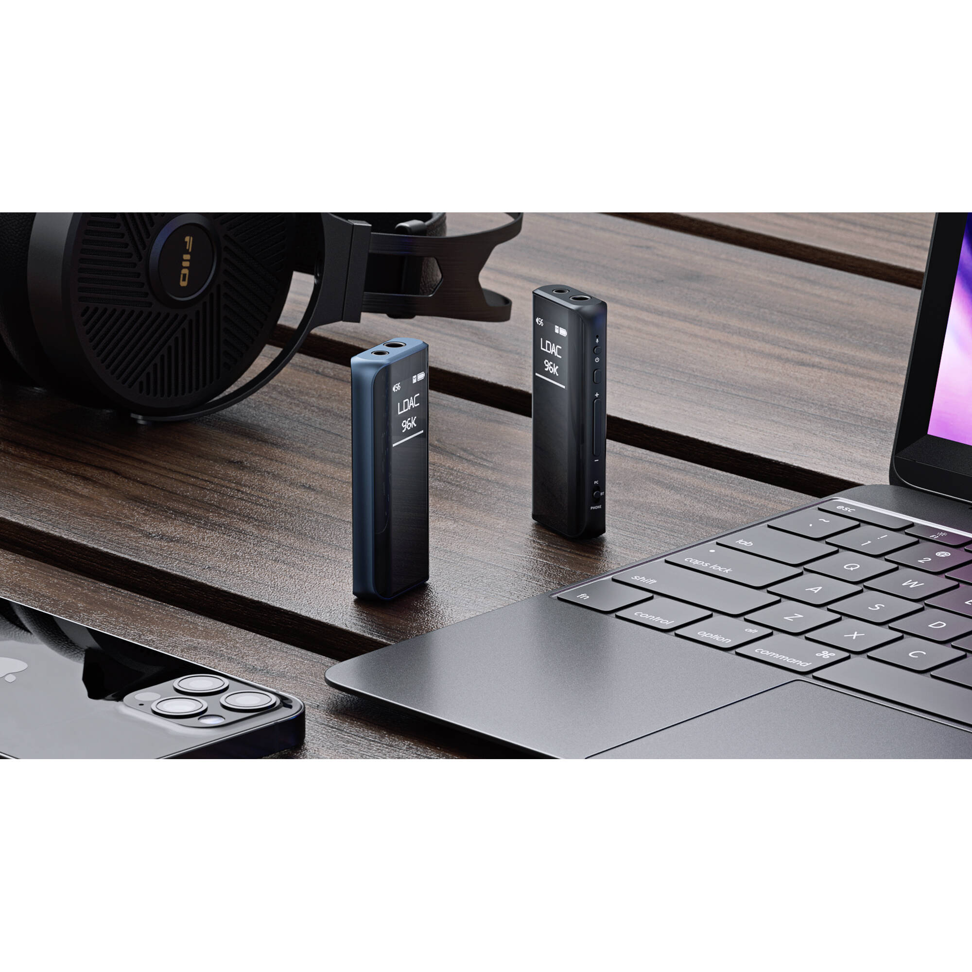 FiiO BTR15 headphone amplifier and DAC in black