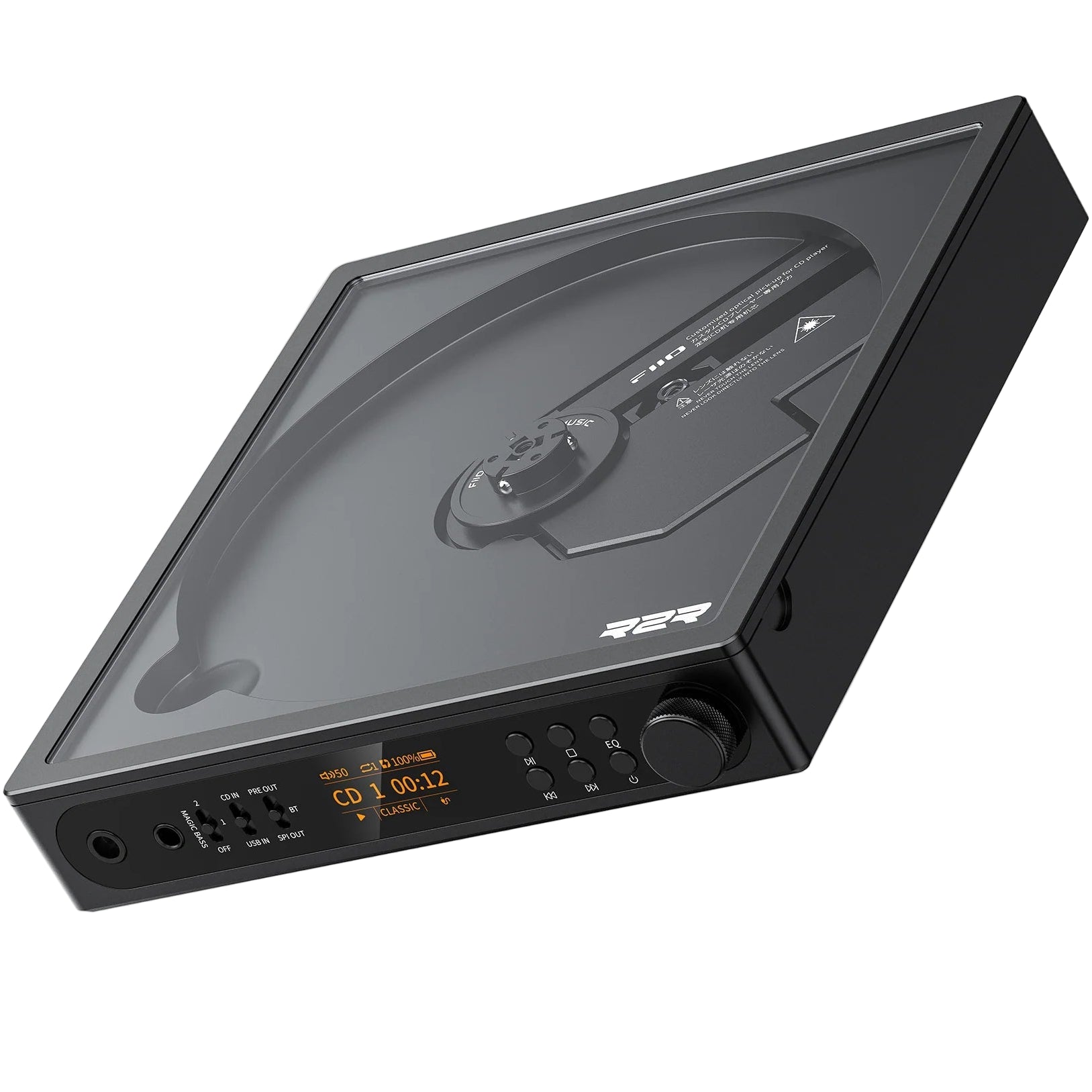 FiiO DM15 R2R portable CD player in black