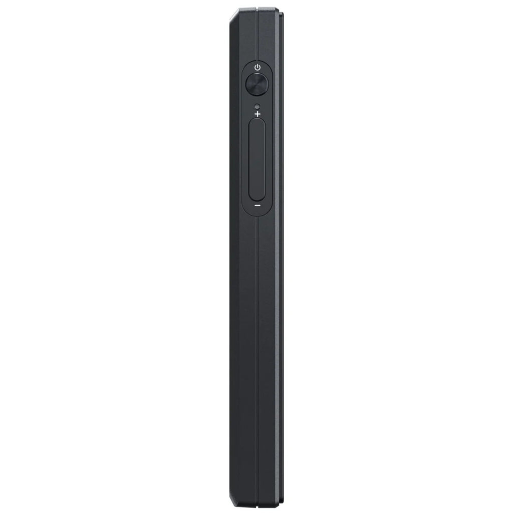 FiiO JM21 portable music player, black edge view